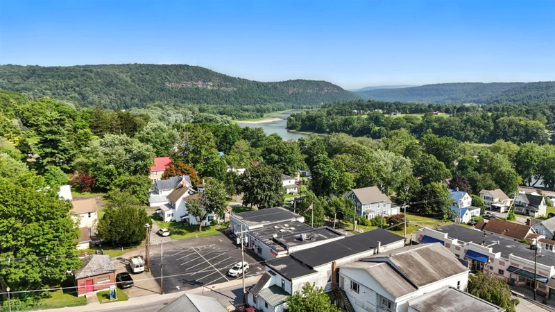 Drone flyover image 9 of Laceyville, PA