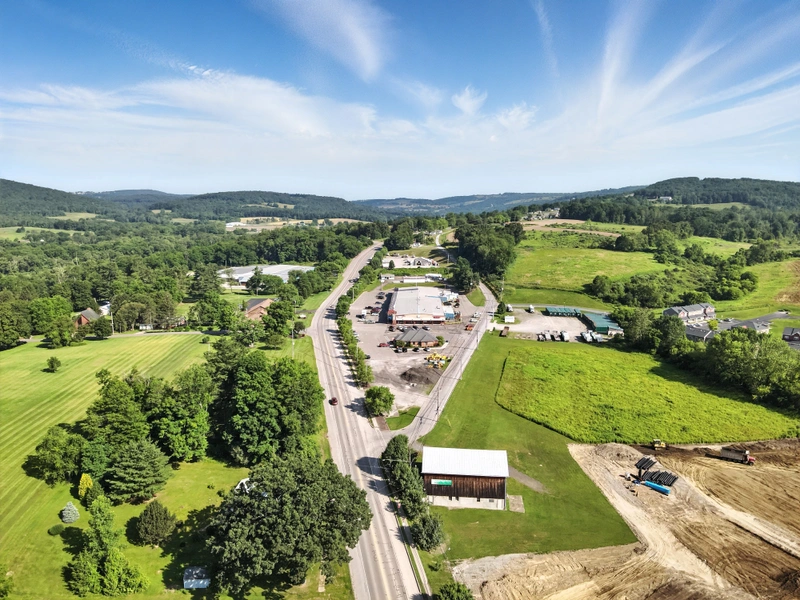 Drone flyover image 8 of Wyalusing, PA