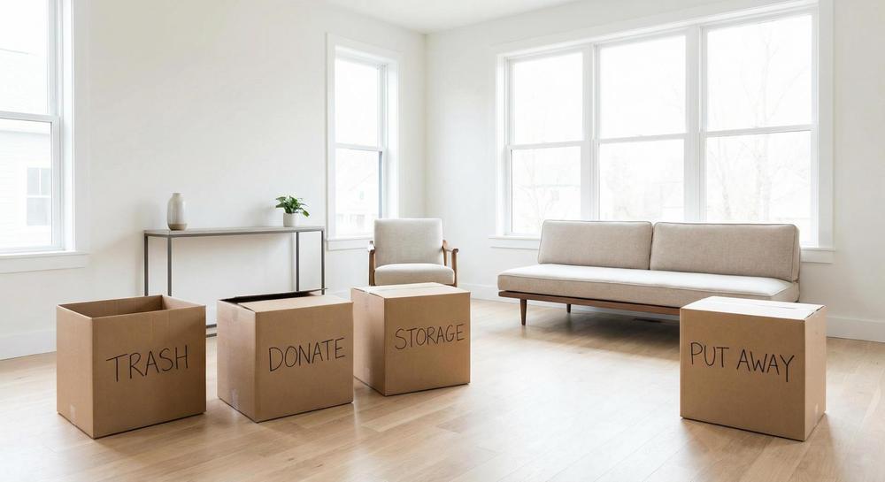 What Is the 4-Box Method for Preparing a Home to Sell?