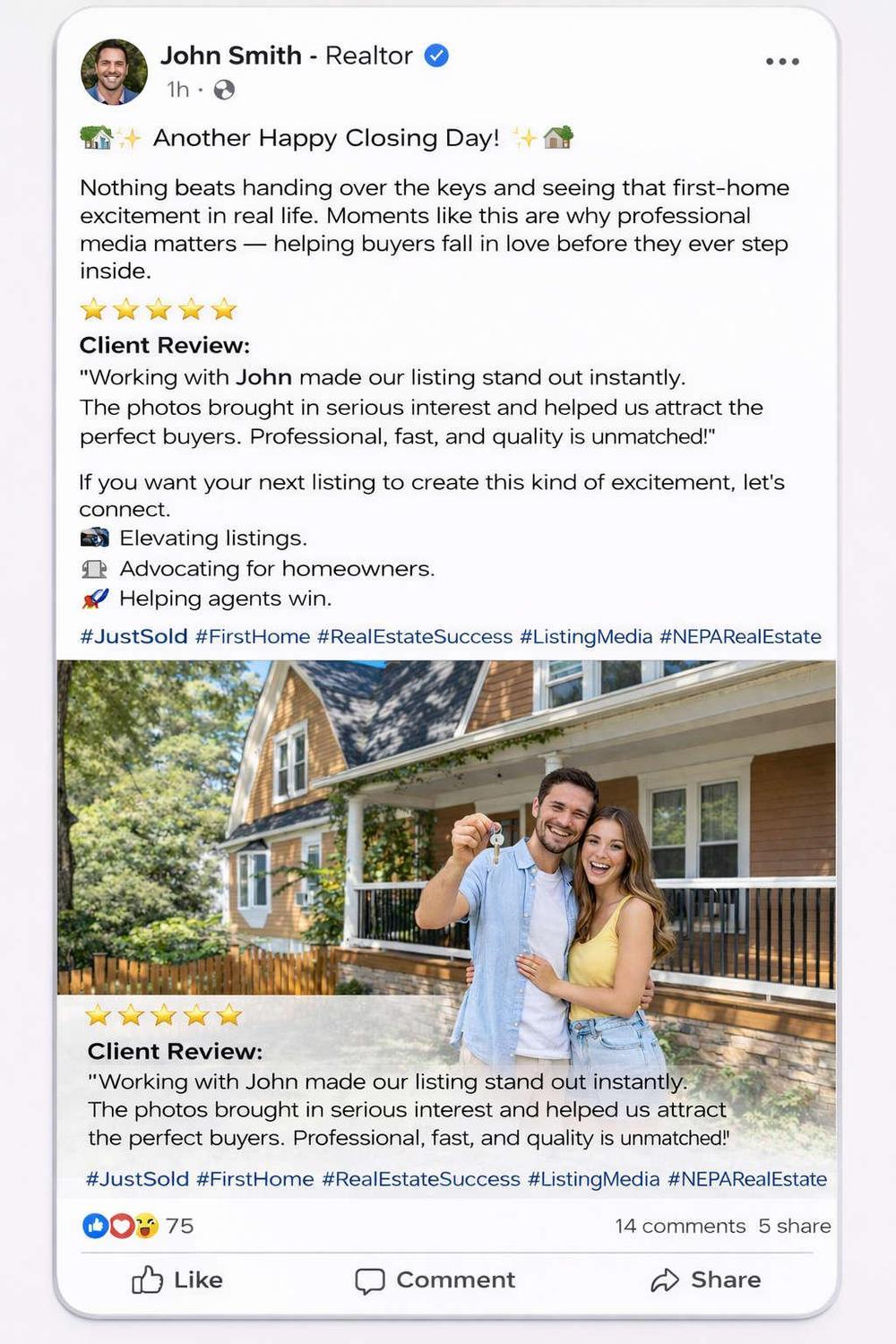 Social Media Review Post