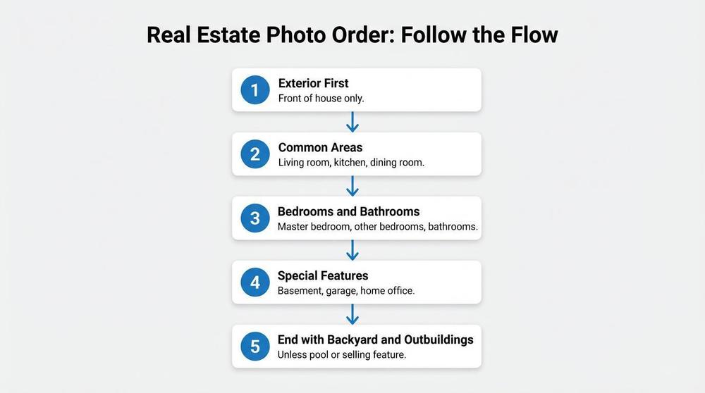 What Order Should Real Estate Photos Be In?
