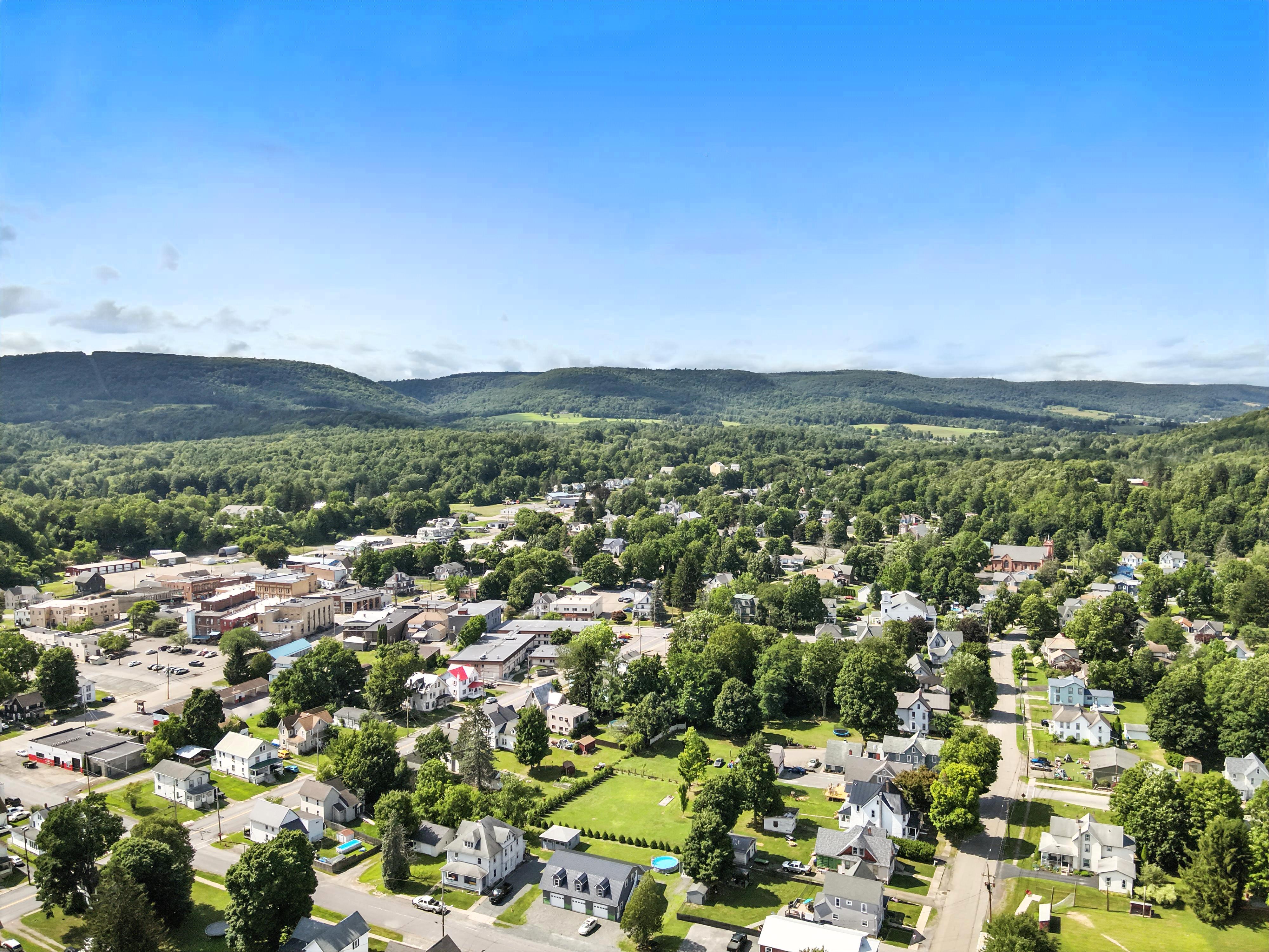 Drone flyover image 4 of Canton, PA