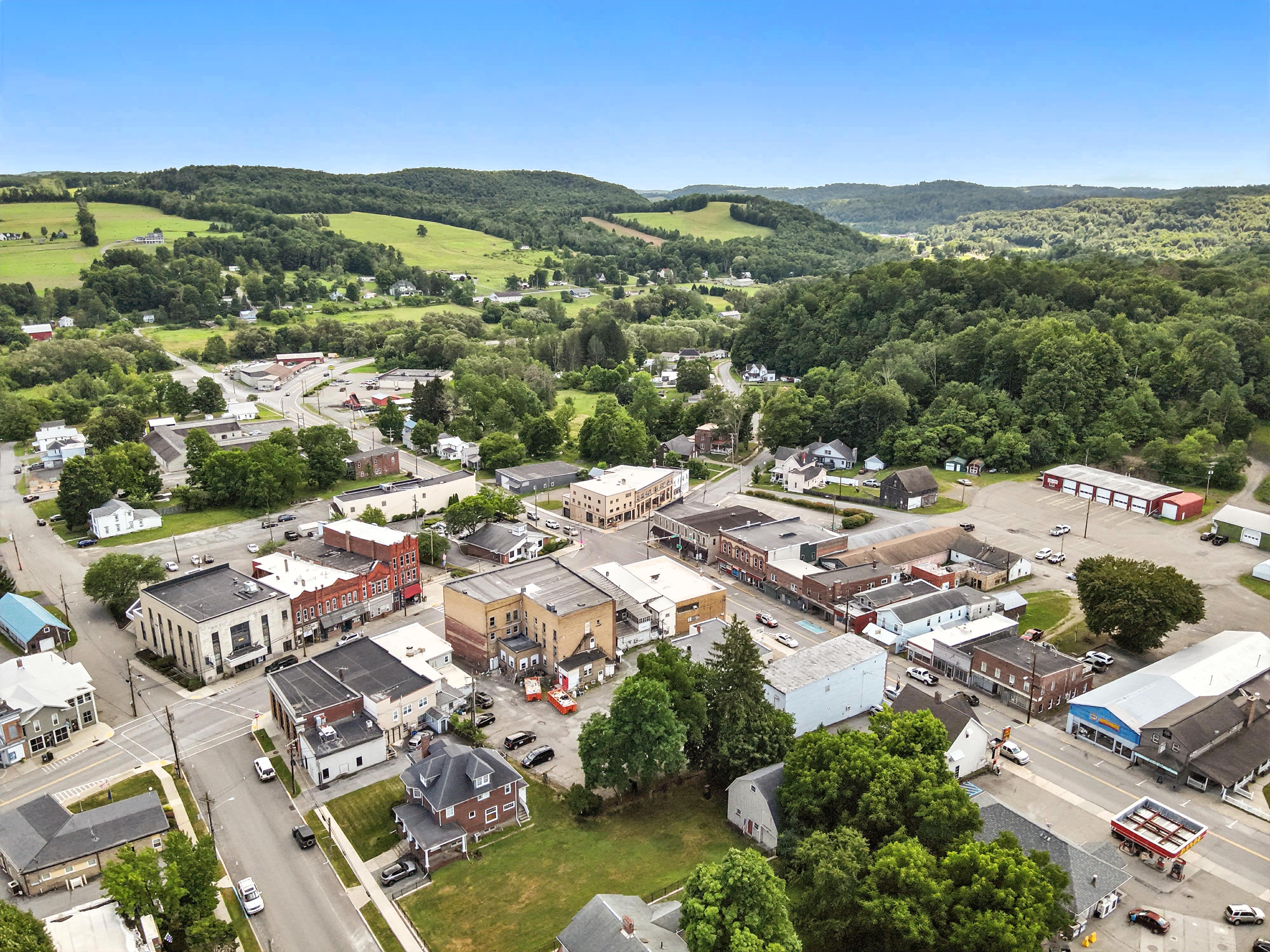 Drone flyover image 8 of Canton, PA