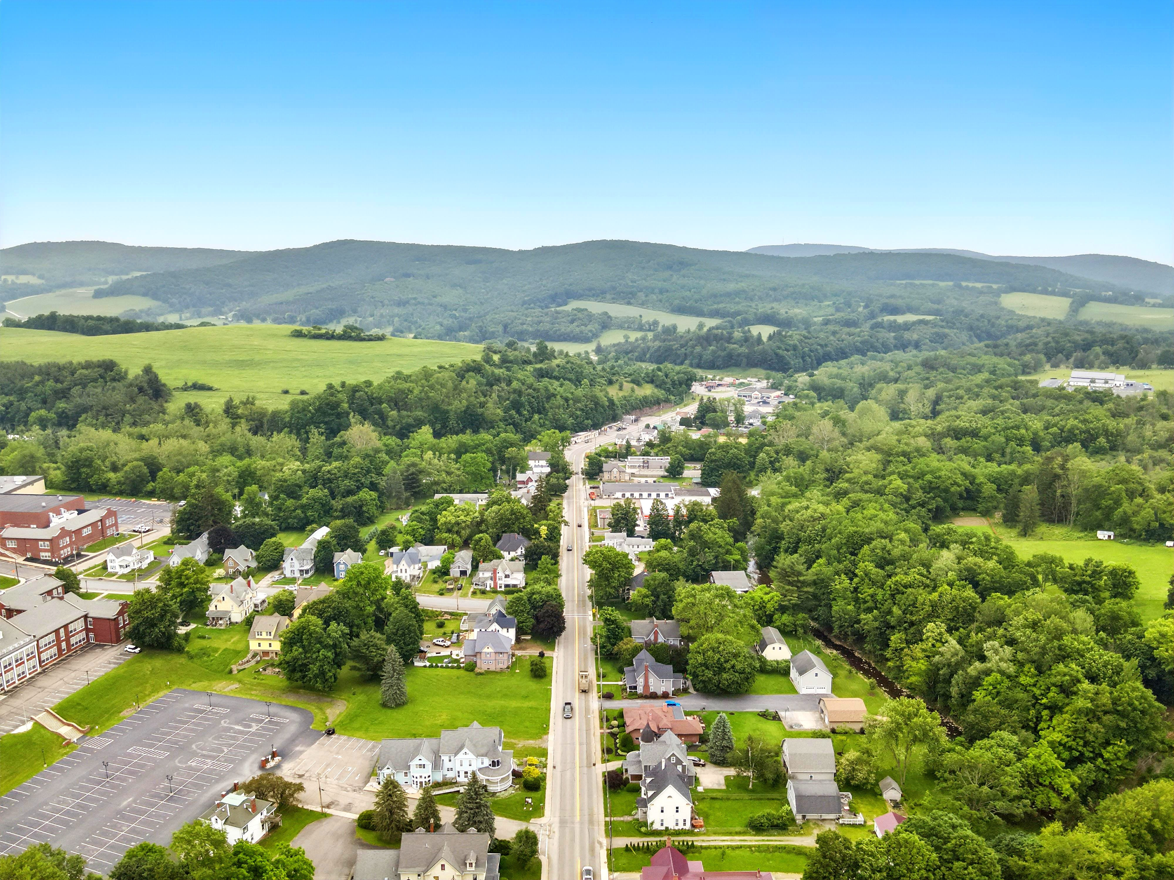 Drone flyover image 5 of Troy, PA